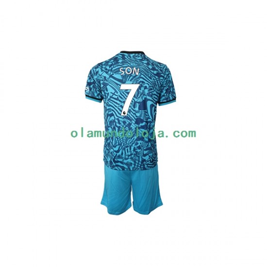 Camisola Tottenham Hotspur Son Heung-min 7 Criança Equipamento Terceiro 2022-2023 Manga Curta